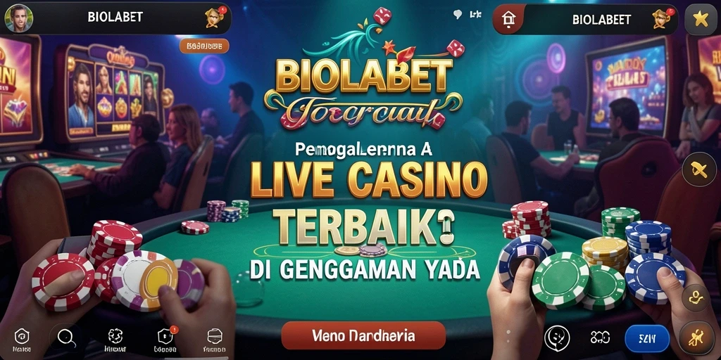 Tampilan gameplay Live Casino yang mendebarkan di BIOLABET.