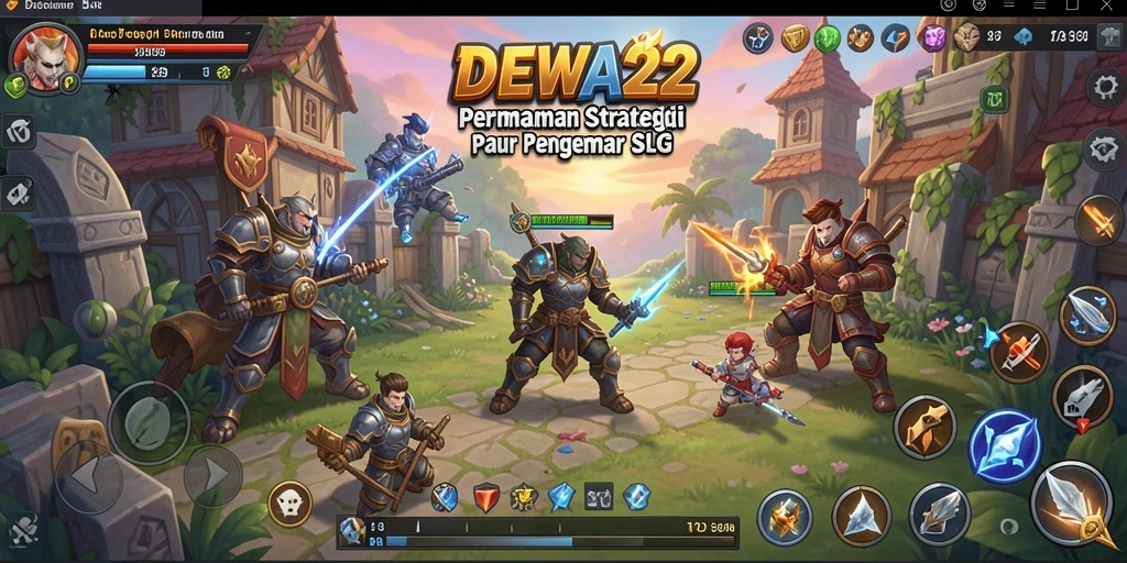 Tampilan menarik dari gameplay DEWA22 yang menantang.