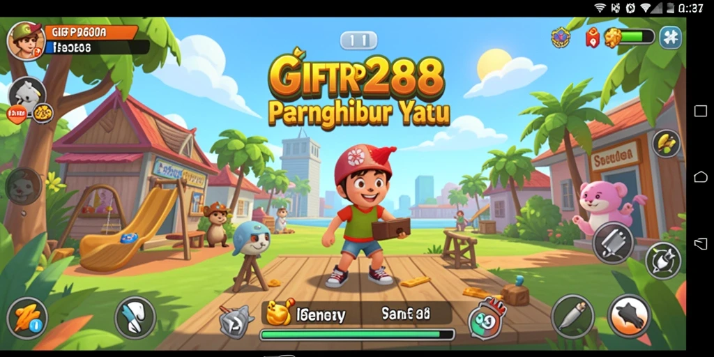 Tangkapan layar dari gameplay menarik di GIFTRP288.
