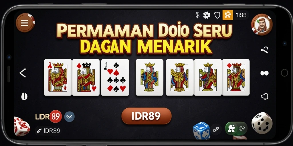 Tampilan seru gameplay Domino di IDR89.